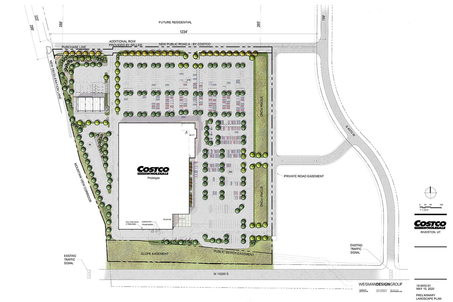 Riverton Costco - Conceptual Landscaping Site Plan