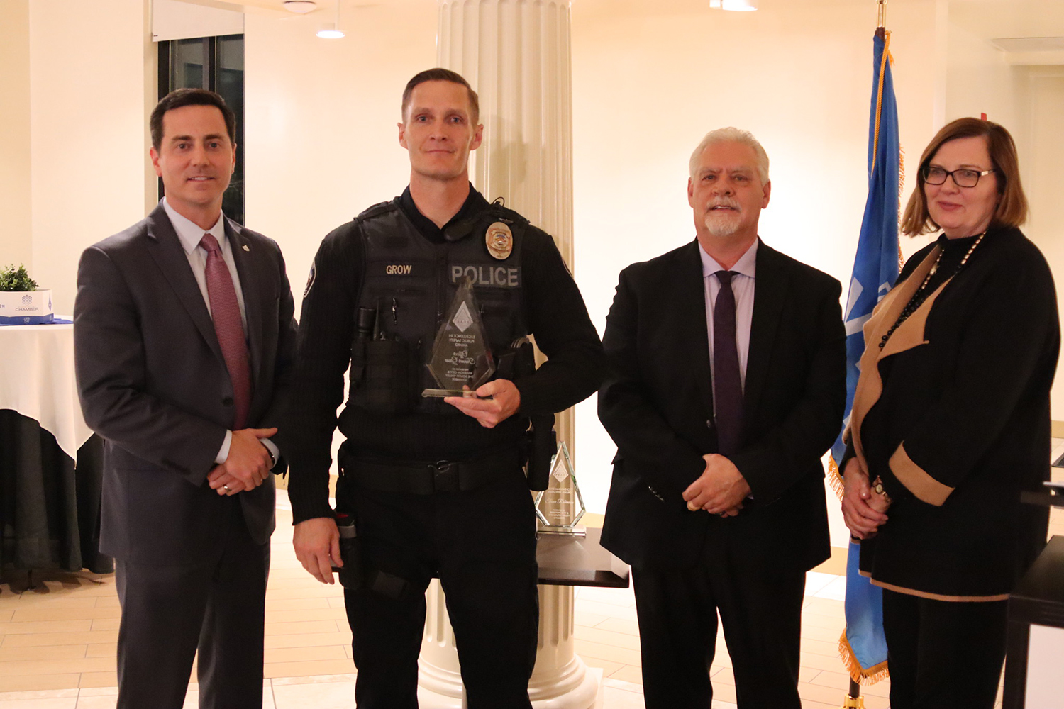 Excellence in Public Safety Award: Officer Tanner Grow